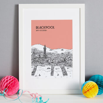Personalised Blackpool Print, 5 of 10