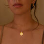 Chunky 18 K Gold Plated Silver Feminist Necklace, thumbnail 1 of 8