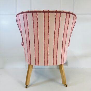 Statement Chair In Linwood Croquet Pink, 2 of 9