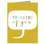 Mini Bubble Thinking Of You Card, thumbnail 2 of 5