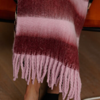100% Recycled Cosy Striped Winter Scarf, 5 of 10
