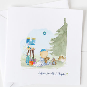 Hanukkah Card, Chanukah Celebration ..Han03, 7 of 12
