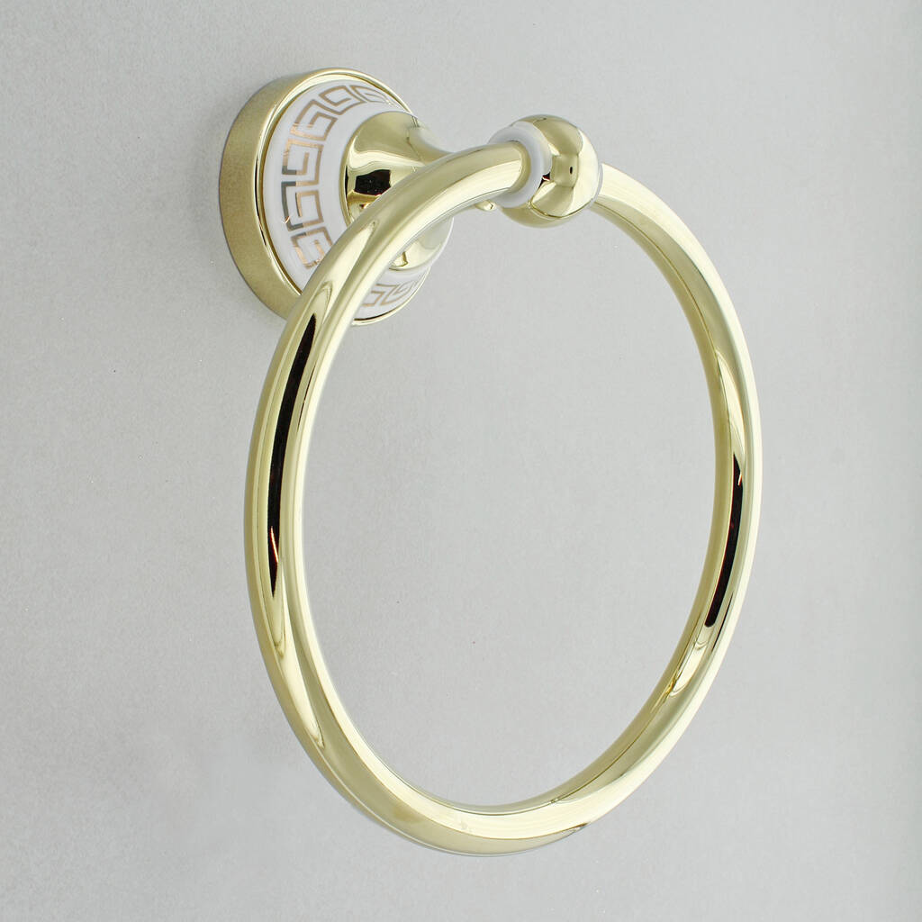 G Decor Ceramic, Brass Modern Bathroom Accessories By G Decor