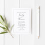 Love Is This 10 Wedding Invitations And 10 Details Cards Set, thumbnail 4 of 5