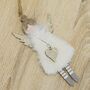 Wooden Hanging Angel Christmas Tree Decoration, thumbnail 3 of 3