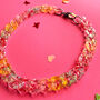 Speckled Acrylic Link Statement Necklace, thumbnail 6 of 6