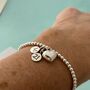 Personalised 21st Birthday Bracelet With Heart, thumbnail 3 of 5