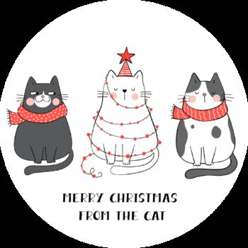 Merry Christmas From The Cat Lollipop, 2 of 4