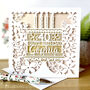 Personalised Floral Birthday Cake Card, thumbnail 1 of 8