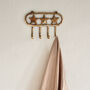 Recycled Brass Hanging Star Wall Hooks, thumbnail 2 of 4