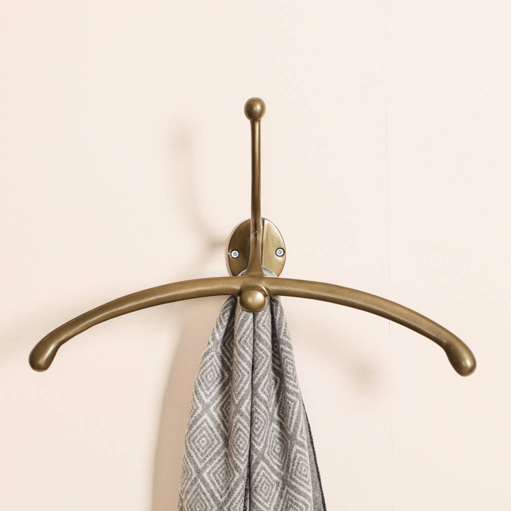 executive gentlemen's clothes valet hook by dibor