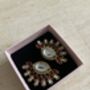 Hot Pink Kundan Statement Lightweight Earrings, thumbnail 3 of 4