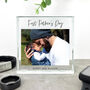 Personalised First Father's Day Photo Glass Token, thumbnail 2 of 7