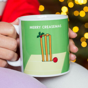 Funny Cricket Christmas Mug, 3 of 3
