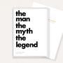 Personalised Father’s Day Gift Print For Dad The Man The Myth The Legend, thumbnail 6 of 6