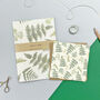 Fern Birthday Card With Gold Foil, thumbnail 2 of 5