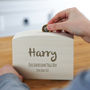Personalised Page Boy Money Box Gift, thumbnail 1 of 3