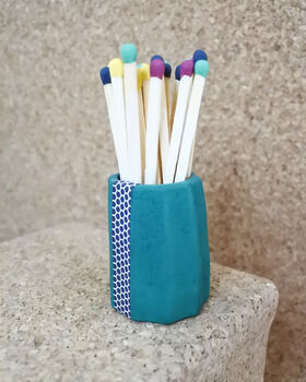 Sustainable Concrete Match Stick Holder And Matchsticks, 5 of 10