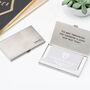 Personalised Polished Or Brushed Business Card Holder, thumbnail 2 of 4