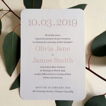 Big Date Save The Date Card, 11 of 12