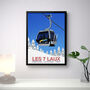 Les Seven Laux Ski Resort Poster, thumbnail 2 of 6