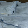 King Size Linen Duvet Cover And Four Pillowcases Set, thumbnail 6 of 12