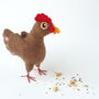 Needle Felted Chicken Ornament, thumbnail 2 of 9