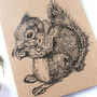 Squirrel A6 Pocket Notebook, thumbnail 3 of 4