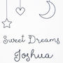 Sweet Dreams Cloud Nursery New Baby Print, thumbnail 9 of 12