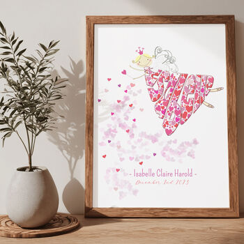 Personalised Love Fairy Print, 2 of 4