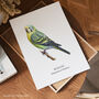 Budgie Wall Print Gift, thumbnail 3 of 6
