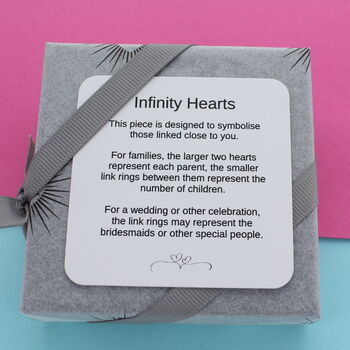 Infinity Family Heart Slider Bracelet Sterling Silver, 5 of 5