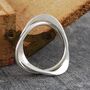 Infinity Twin Band Sterling Silver Bangle, thumbnail 5 of 6
