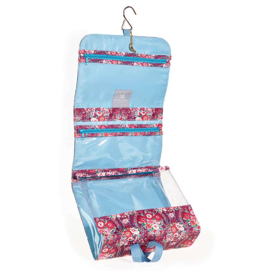 Pushkin Rose Roll Out Washbag By Collier Campbell