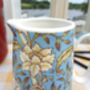Cream Jug In Blue Chrysanthemum Design, thumbnail 3 of 6