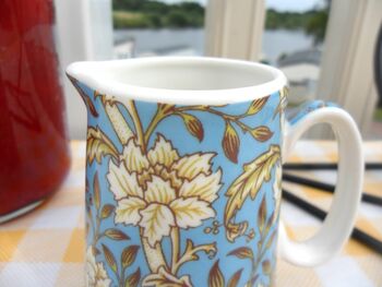 Cream Jug In Blue Chrysanthemum Design, 3 of 6