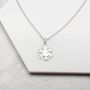 Ms Snowflake Necklace Sterling Silver, thumbnail 3 of 6
