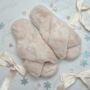 Luxury Christmas Gift For Her – Cosy Slippers, Festive Socks, Candle And Body Pamper Set, thumbnail 3 of 12