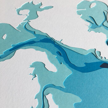 Poole Harbour Bathymetric Map, 5 of 7