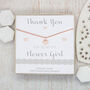 Rose Gold Cz Pavé Gift Set, Thank You Flower Girl, thumbnail 1 of 4