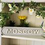 Personalised Town, City Vintage Wooden Roadsign, thumbnail 2 of 12