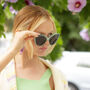 Exaggerated Front Lens Cat Eye Sunglasses In Green, thumbnail 2 of 3