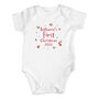 Personalised First Christmas Baby Vest, thumbnail 3 of 3