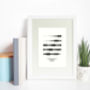 Hear Your Song Sound Wave Shape Print, thumbnail 6 of 12