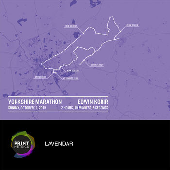 Personalised Yorkshire Marathon, 12 of 12