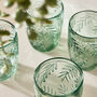 Set Of Four Laurier Green Tumblers, thumbnail 4 of 5