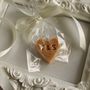 Personalised Scottish Tablet Heart Wedding Favour X 10, thumbnail 1 of 6