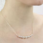 Graduated Pearl Necklace Made With Swarovski Pearls, thumbnail 3 of 12