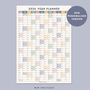 Personalised 2026 Year Wall Planner | Vertical Calendar, thumbnail 6 of 7