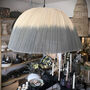 Dipped Dye Pleated Bamboo Lampshade, thumbnail 1 of 7
